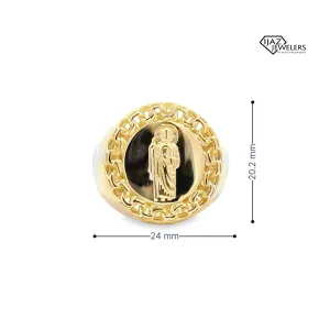 10K Gold St Jude Ring