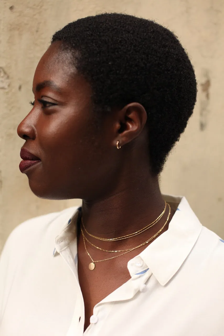 14K NY Hoop - Small