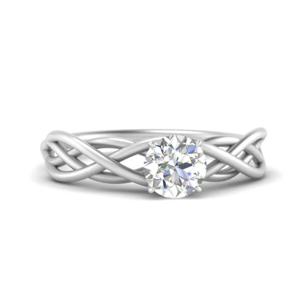 1.50 Ct. Round Cut Lab Diamond Solitaire Engagement Ring 14K Gold