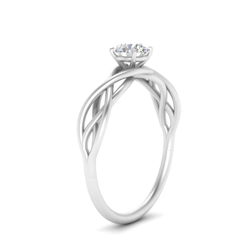 1.50 Ct. Round Cut Lab Diamond Solitaire Engagement Ring 14K Gold