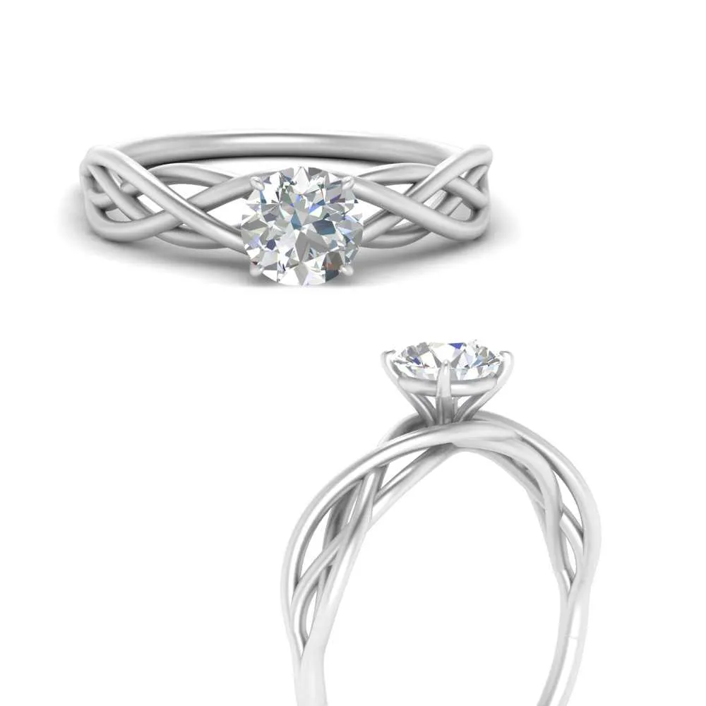 1.50 Ct. Round Cut Lab Diamond Solitaire Engagement Ring 14K Gold