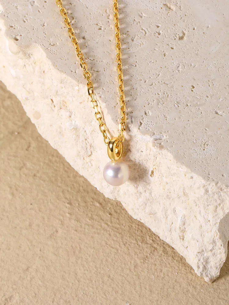 3mm AK Northern Lights Natural Pearl Necklace
