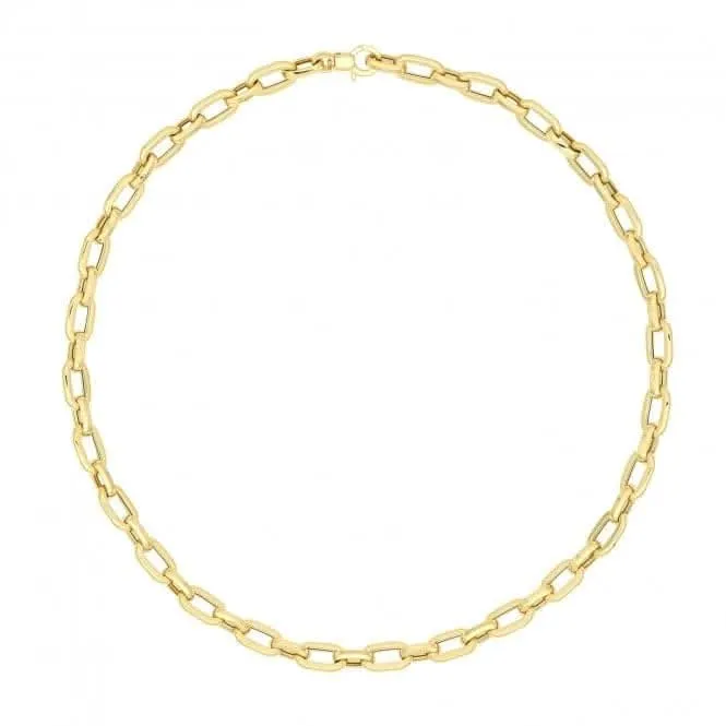 9ct Yellow Gold Ladies Fancy Necklet NK411