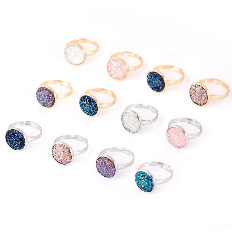 Assorted Druzy Stone Rings