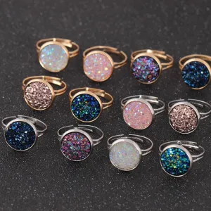 Assorted Druzy Stone Rings