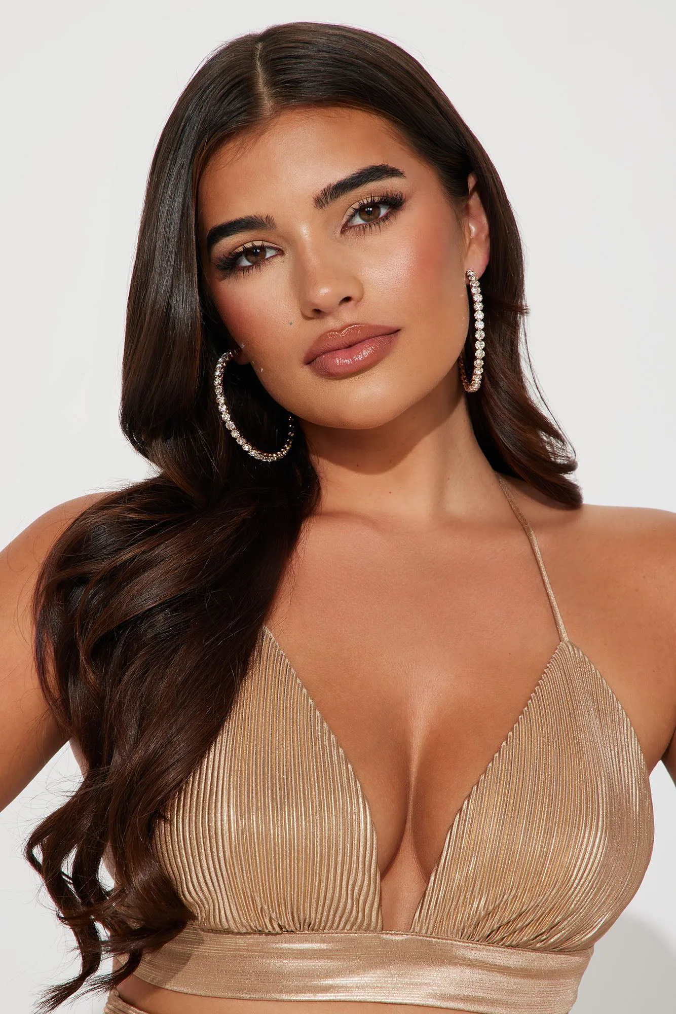 Bella Babe Hoop Earrings - Gold