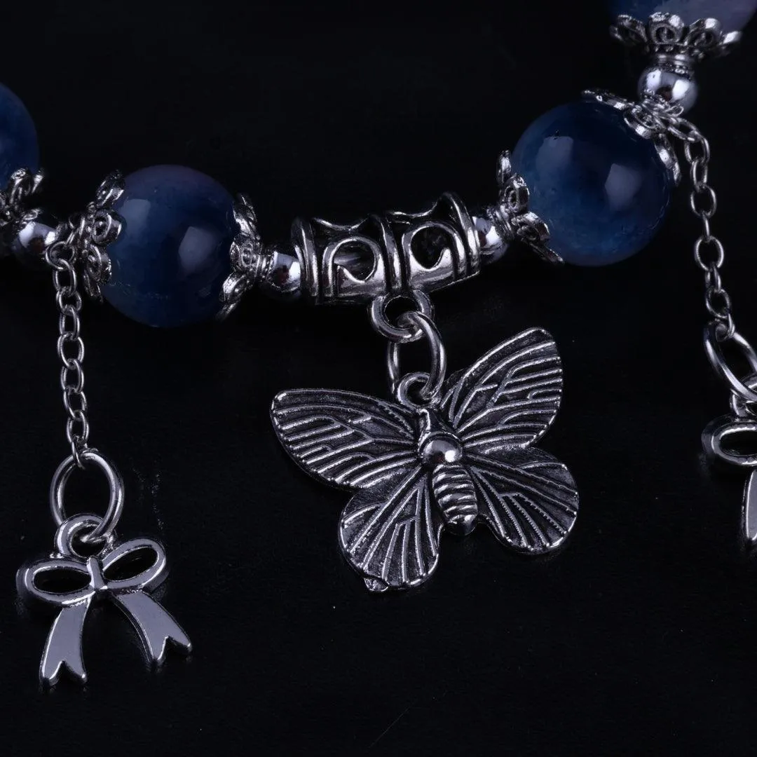 Blue Serenity Charm Bracelet
