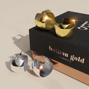 Boxed 2 Pairs of Hannah Hoop Earrings Set