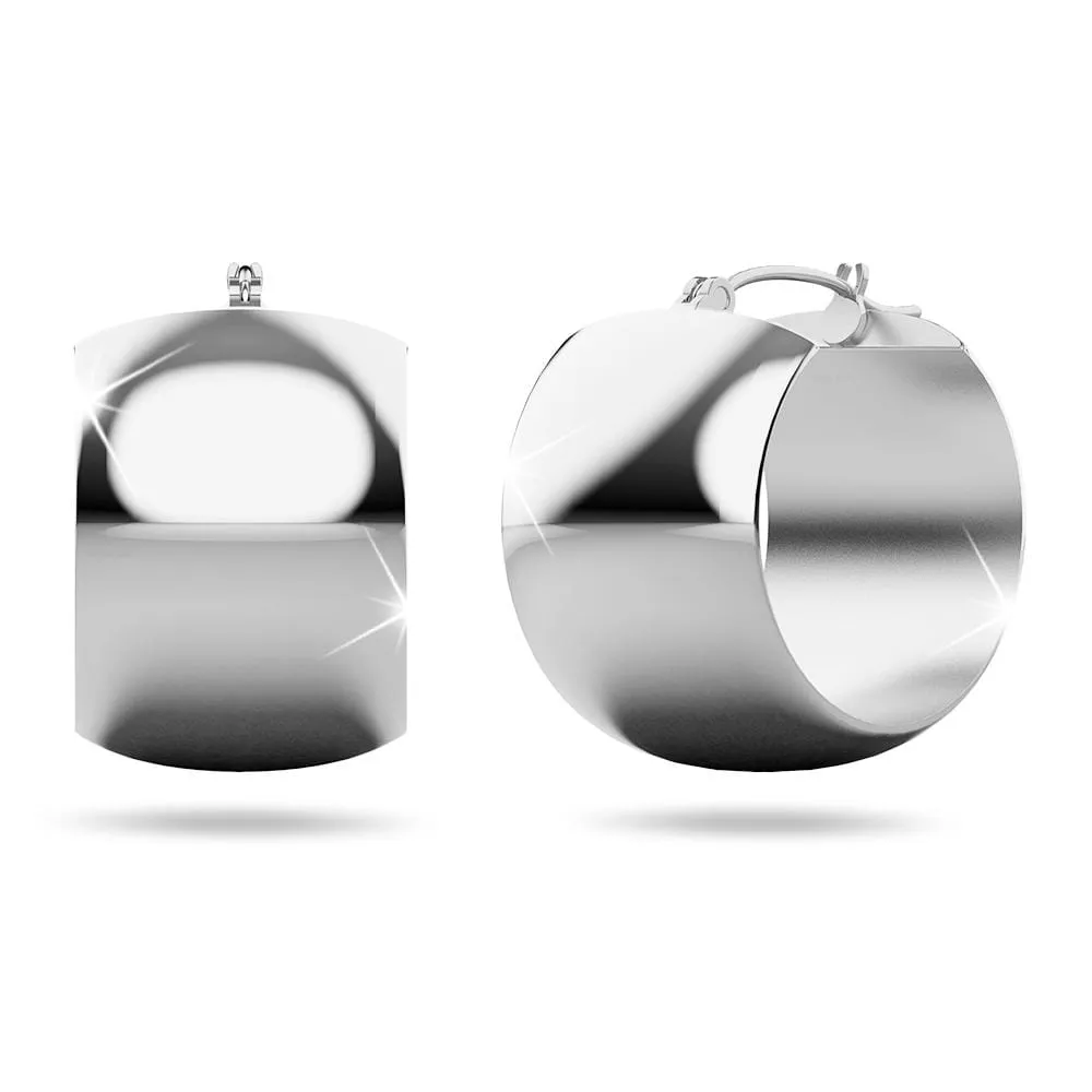 Boxed 2 Pairs of Hannah Hoop Earrings Set