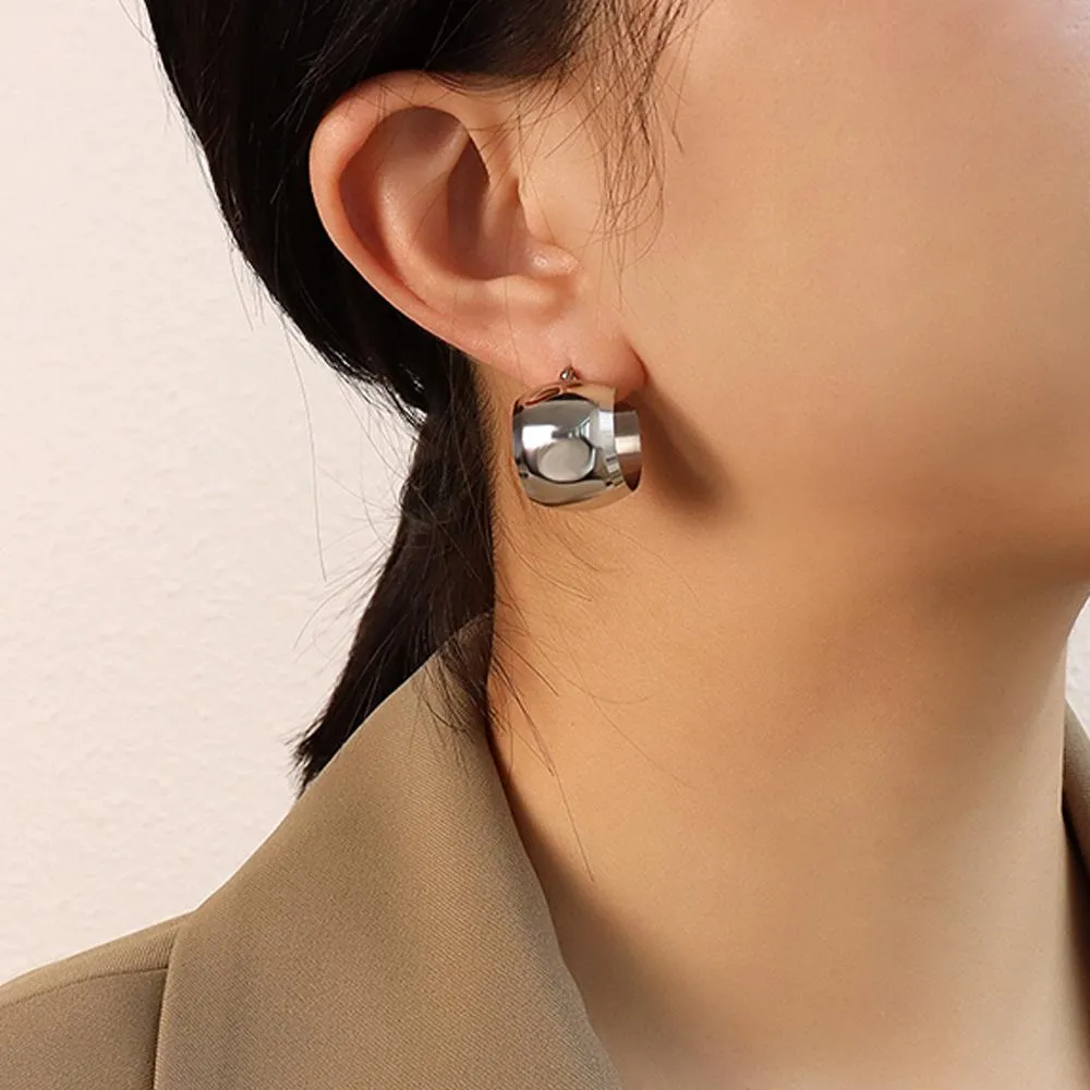 Boxed 2 Pairs of Hannah Hoop Earrings Set