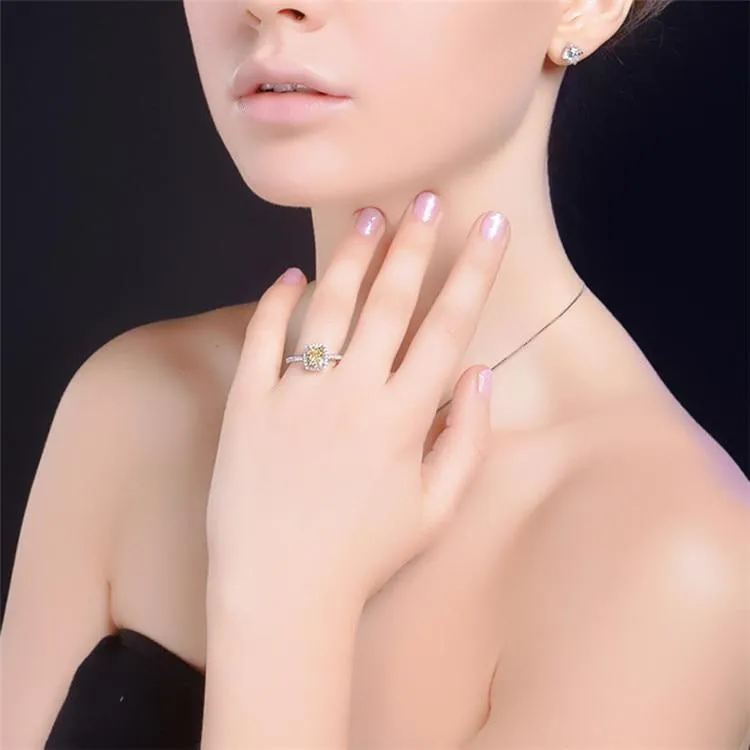 Bridal Wedding Anelli Trendy CC 925 Sterling Silver Ring