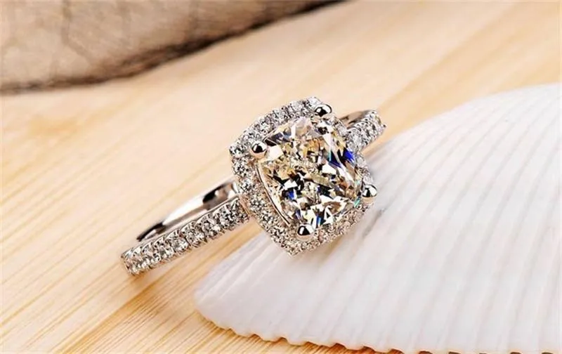 Bridal Wedding Anelli Trendy CC 925 Sterling Silver Ring