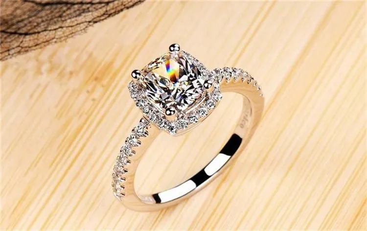 Bridal Wedding Anelli Trendy CC 925 Sterling Silver Ring