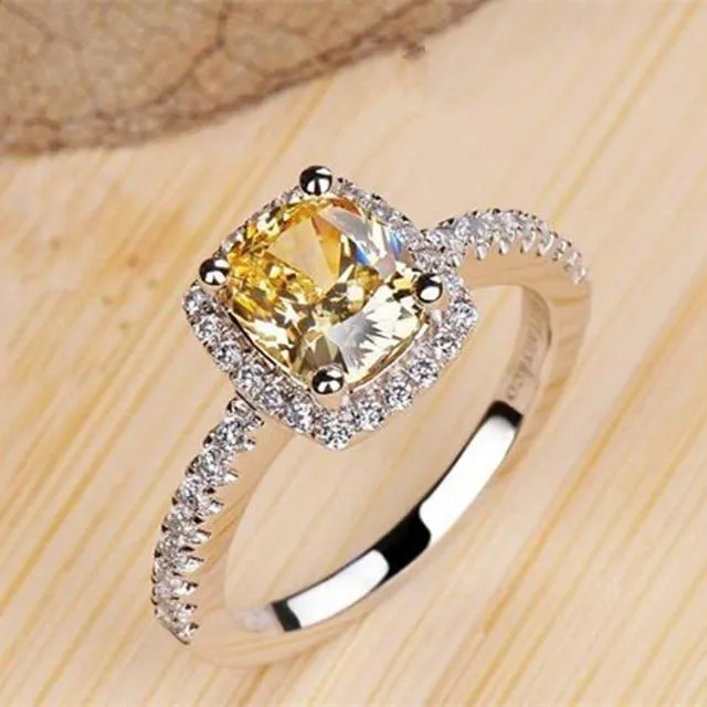 Bridal Wedding Anelli Trendy CC 925 Sterling Silver Ring