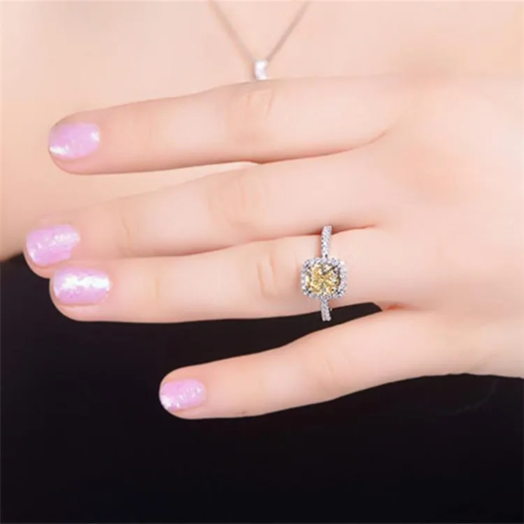 Bridal Wedding Anelli Trendy CC 925 Sterling Silver Ring