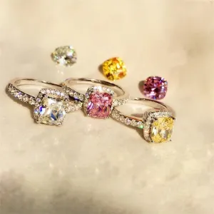 Bridal Wedding Anelli Trendy CC 925 Sterling Silver Ring