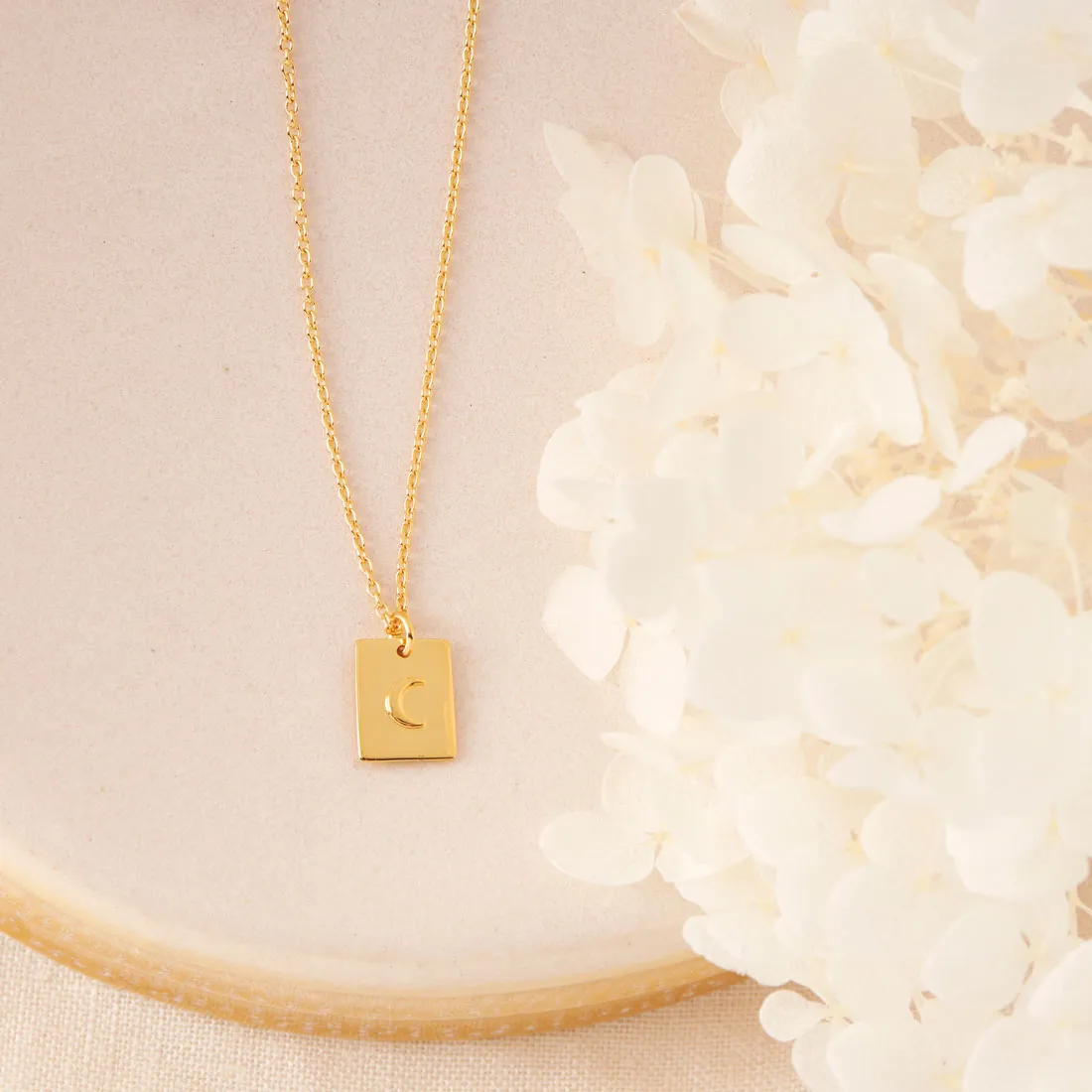 Celestial Medallion Necklace Gold