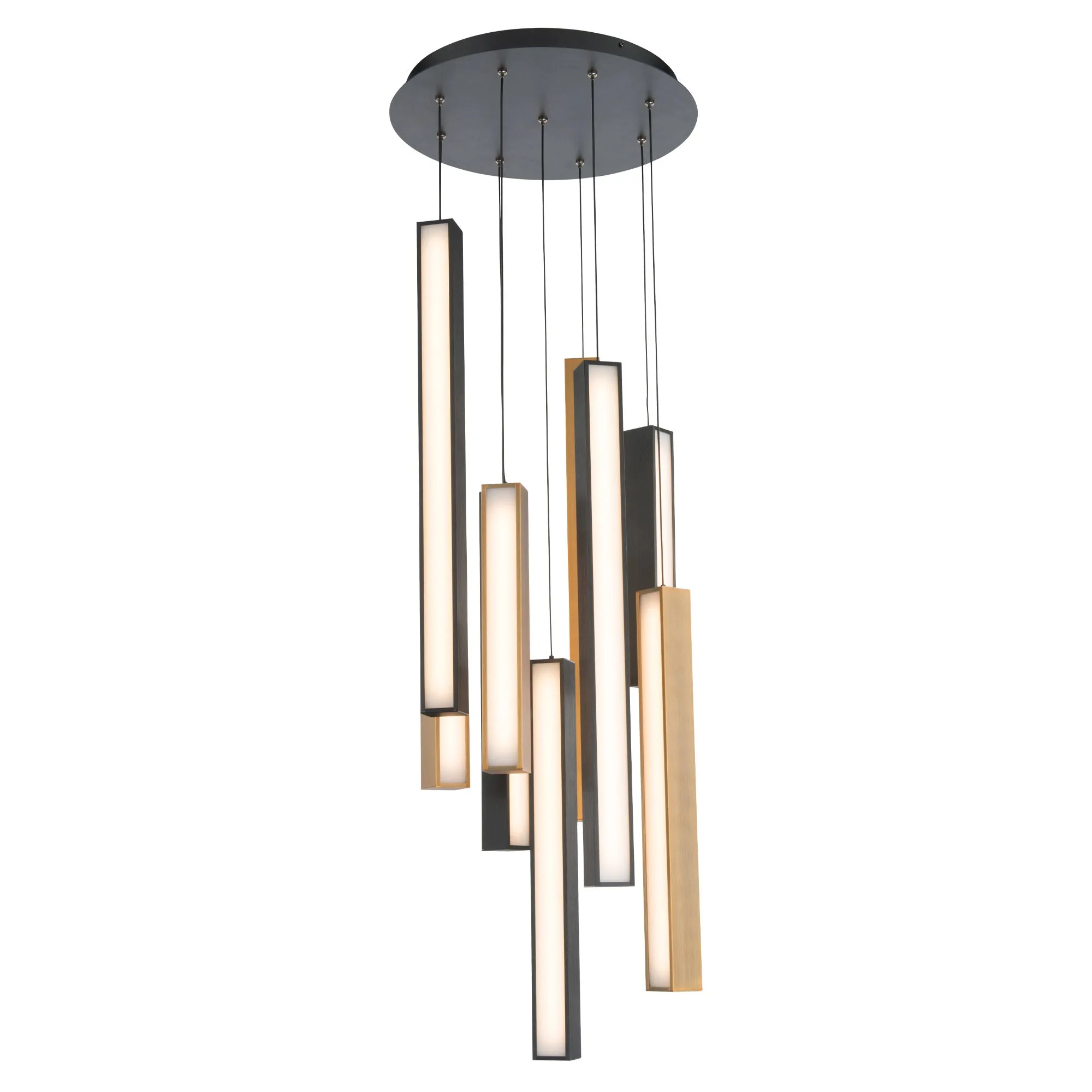 Chaos LED 9 Light Round Pendant