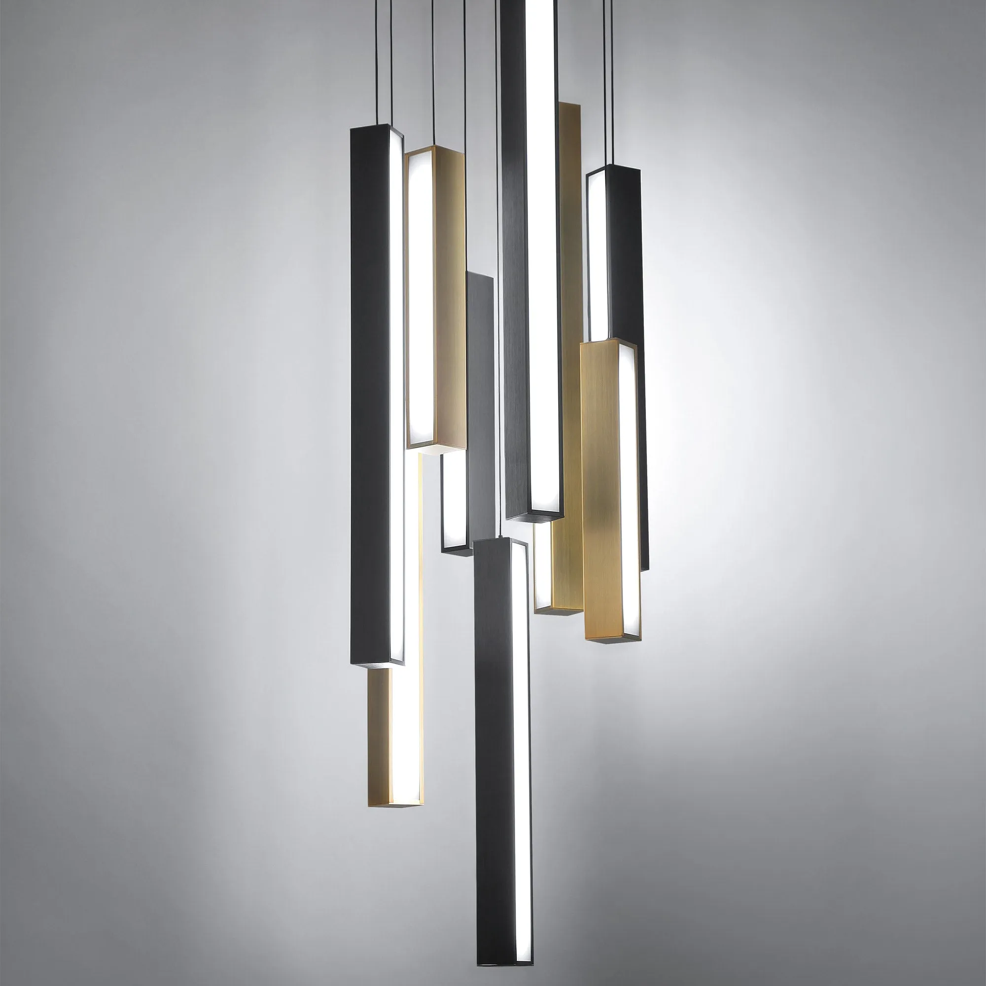 Chaos LED 9 Light Round Pendant