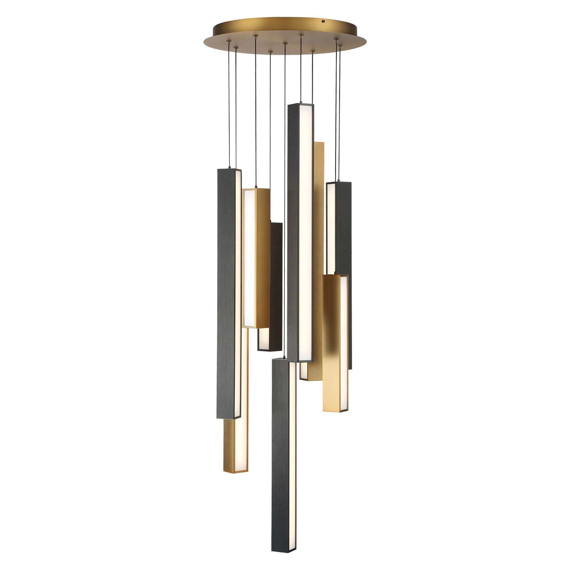 Chaos LED 9 Light Round Pendant