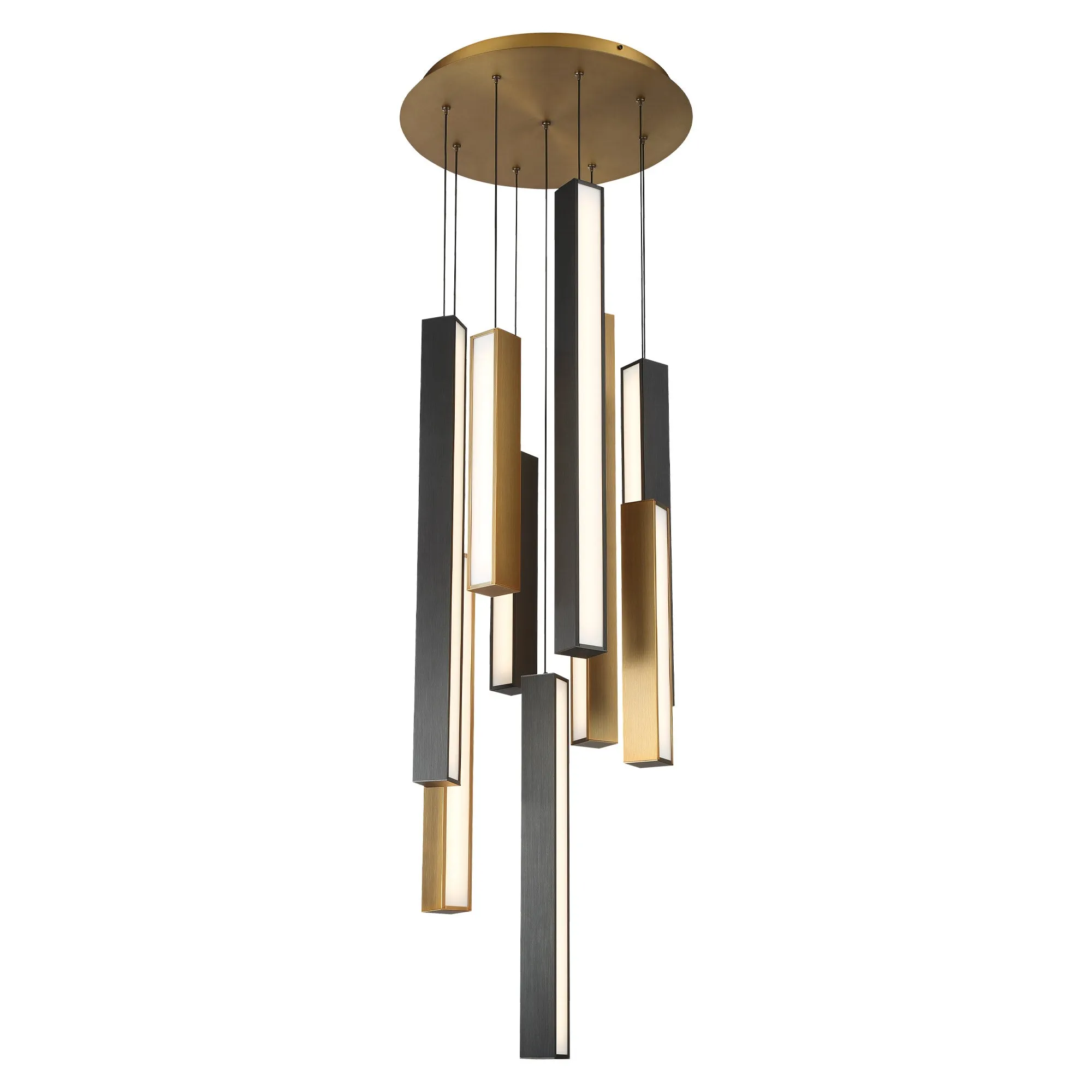 Chaos LED 9 Light Round Pendant