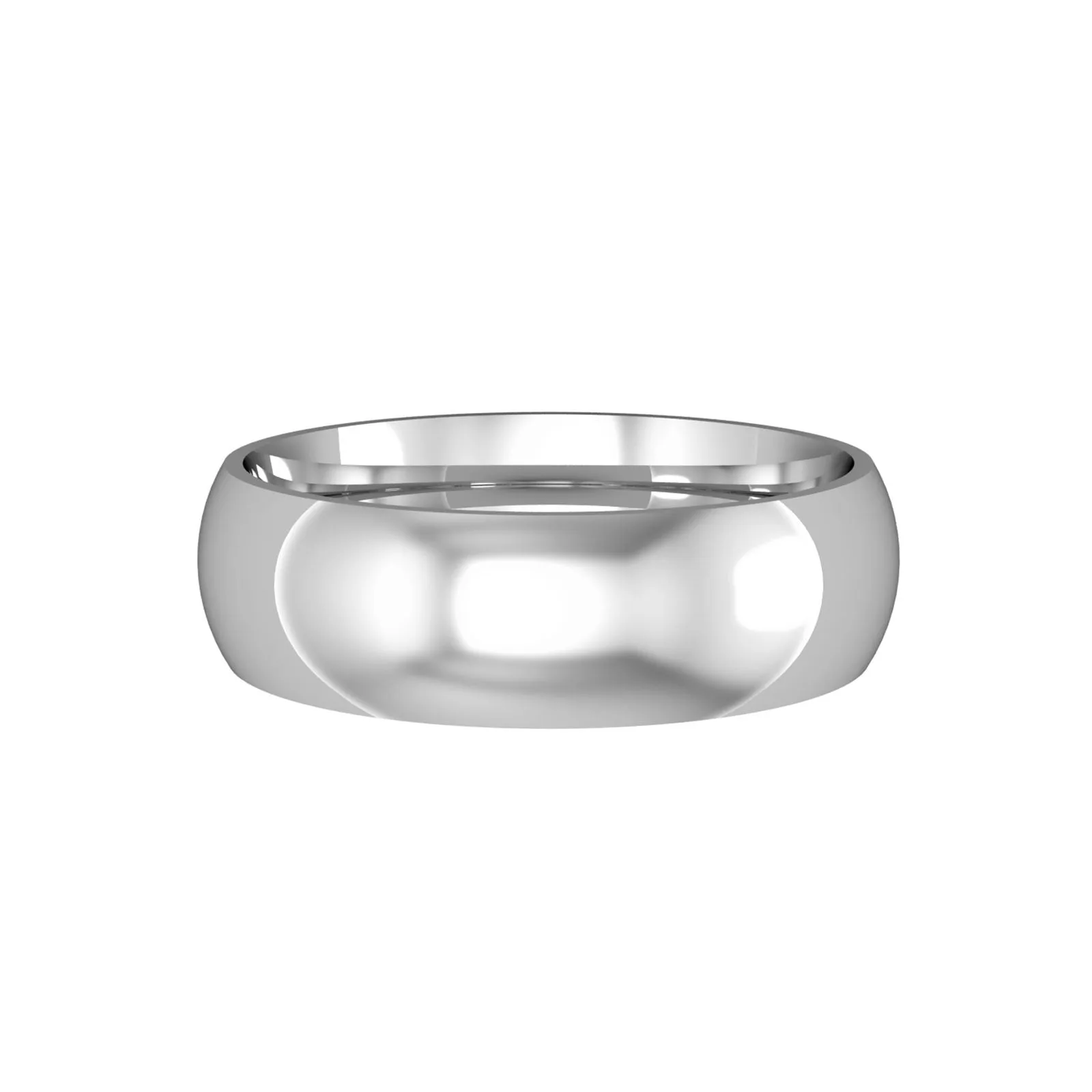 Classic Court Style Wedding Band 6.0mm