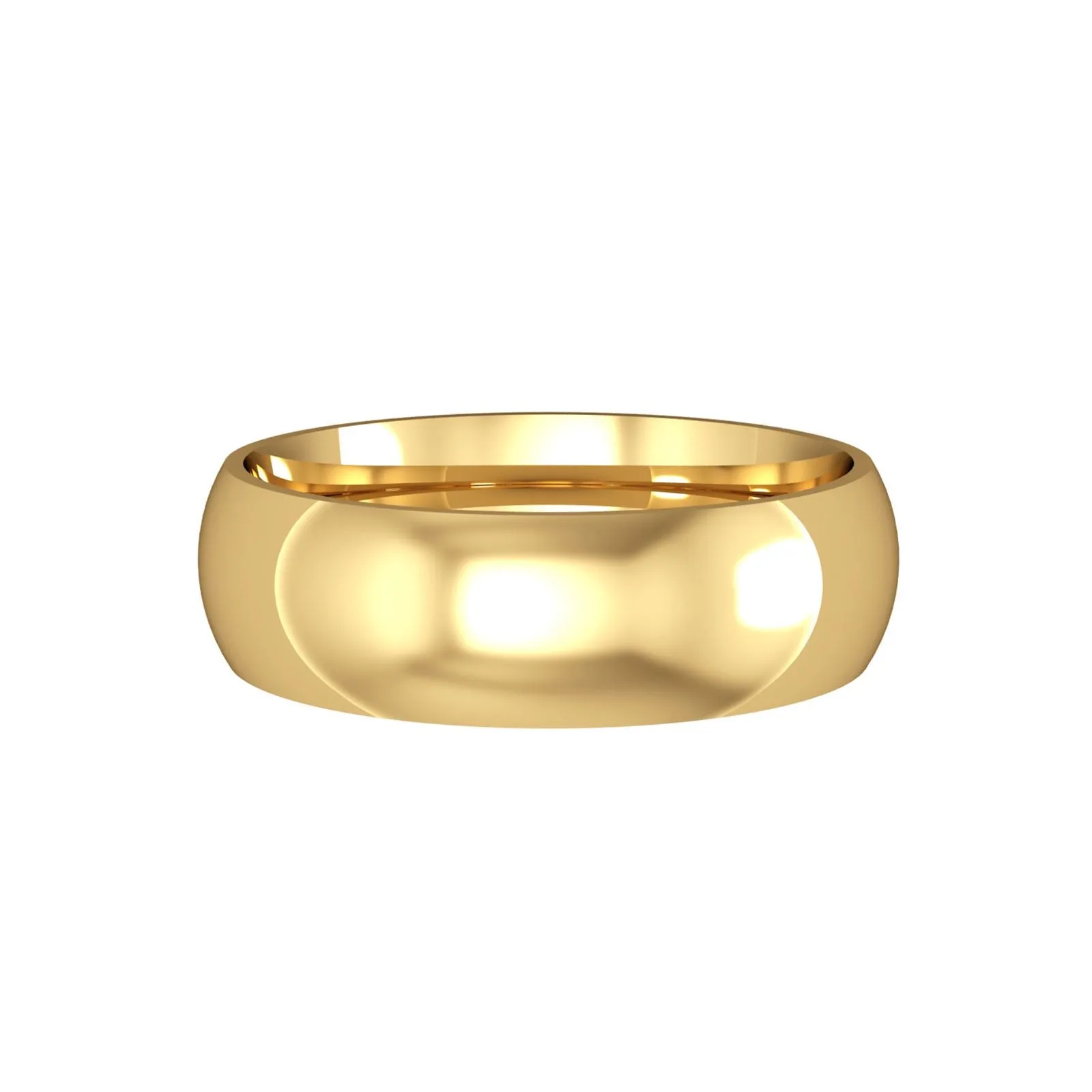 Classic Court Style Wedding Band 6.0mm