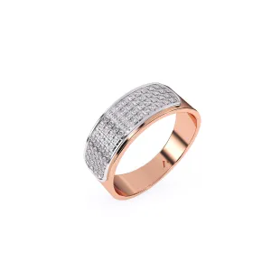 Classic Diamond Half Eternity Men’s Ring