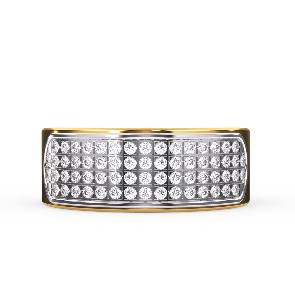 Classic Diamond Half Eternity Men’s Ring