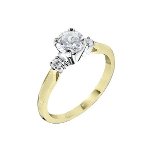 Classic Three Stone Engagement Rings - Petite Mounting