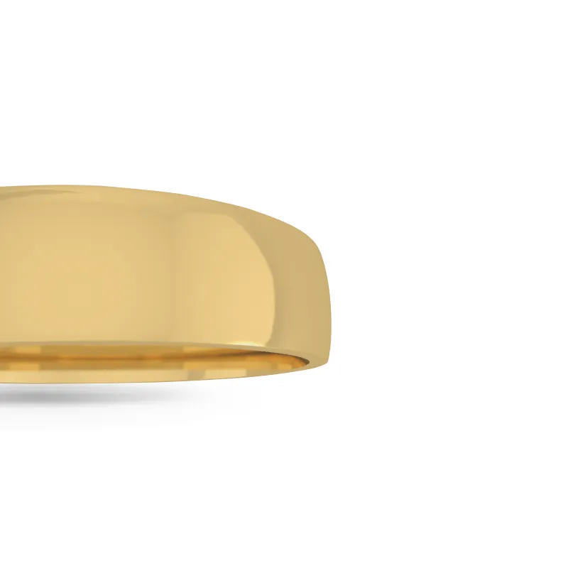 Classic wedding band - Flat (5mm)