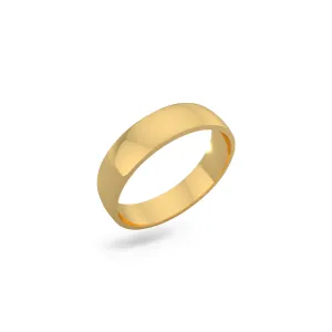 Classic wedding band - Flat (5mm)