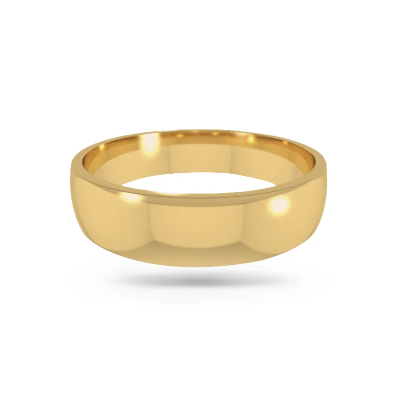 Classic wedding band - Flat (5mm)