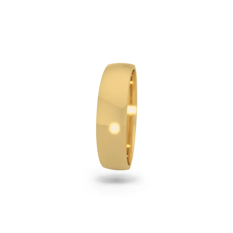 Classic wedding band - Flat (5mm)