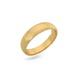 Classic wedding band - High dome (5mm)