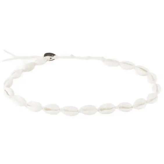 Cowry White Puka Shell Choker- FINAL SALE