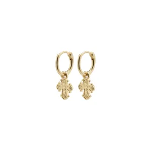 DAGMAR HUGGIE HOOP EARRINGS GOLD