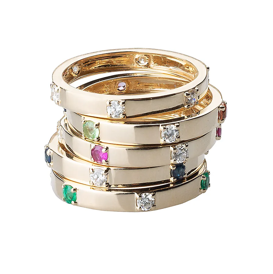 Diamond Ribbon Ring