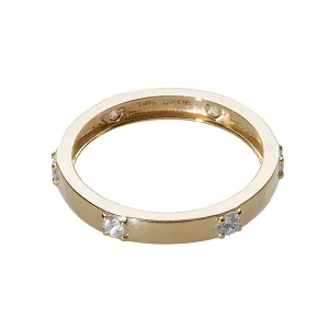Diamond Ribbon Ring