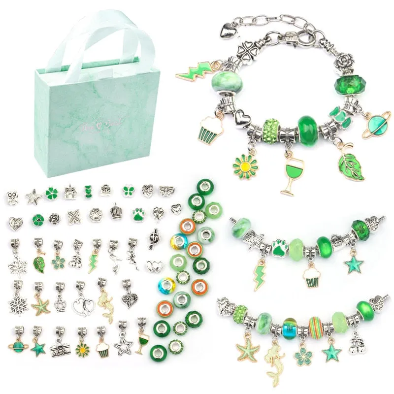 DIY Beaded Bracelet Set with a beautiful Box for Girls Gift  Jewelry Making Kit