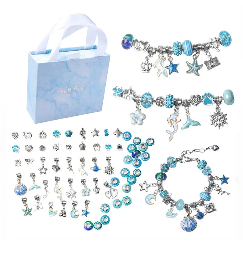 DIY Beaded Bracelet Set with a beautiful Box for Girls Gift  Jewelry Making Kit