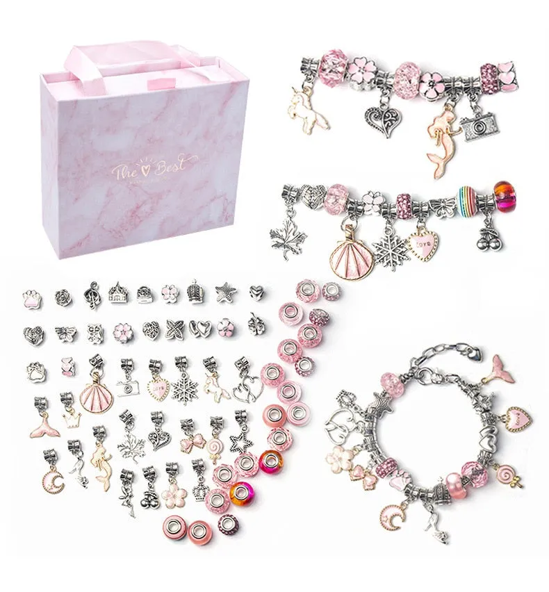 DIY Beaded Bracelet Set with a beautiful Box for Girls Gift  Jewelry Making Kit