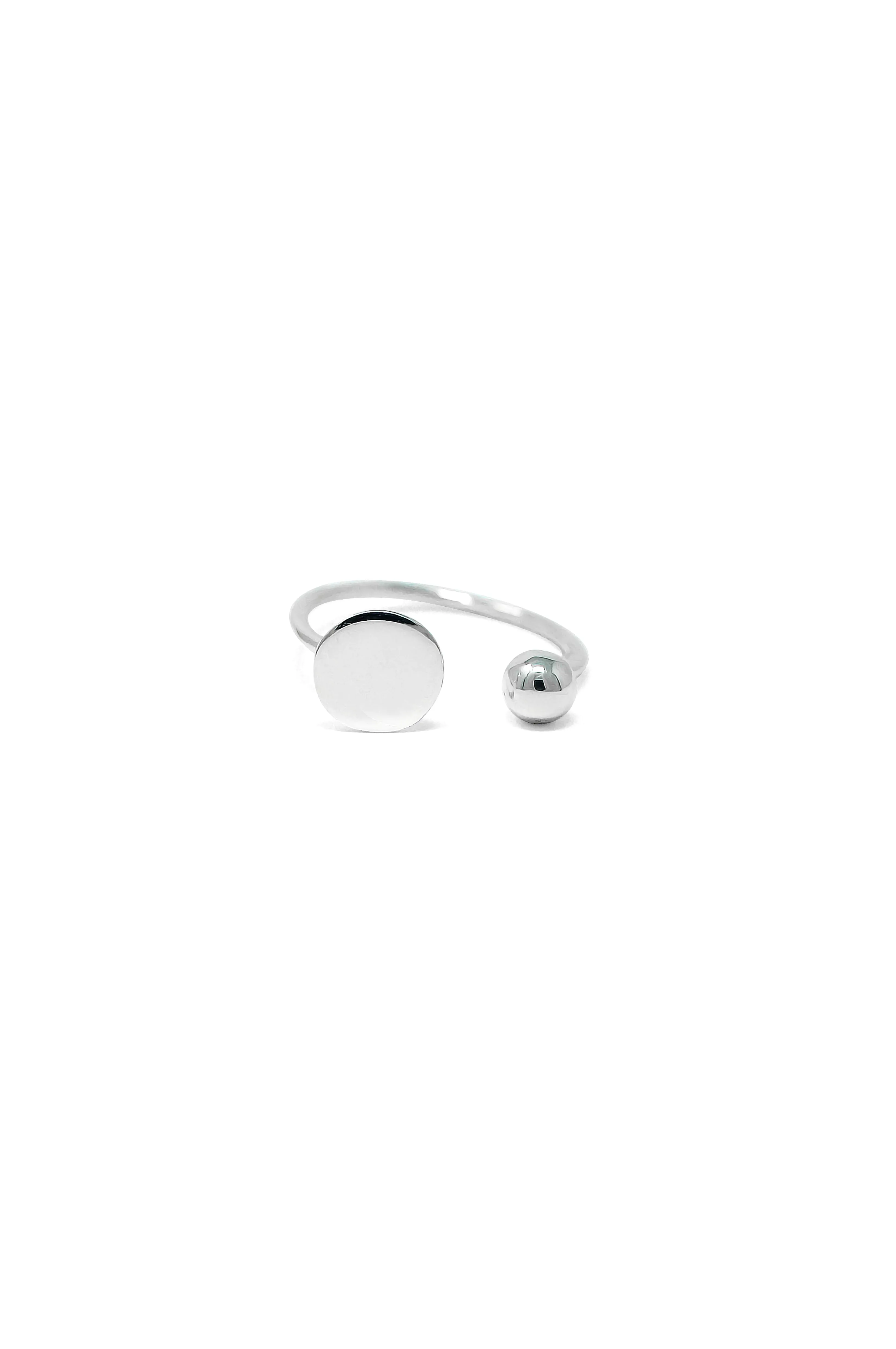 Dots & Dashes Gold Plated Sterling Silver Adjustable Rings