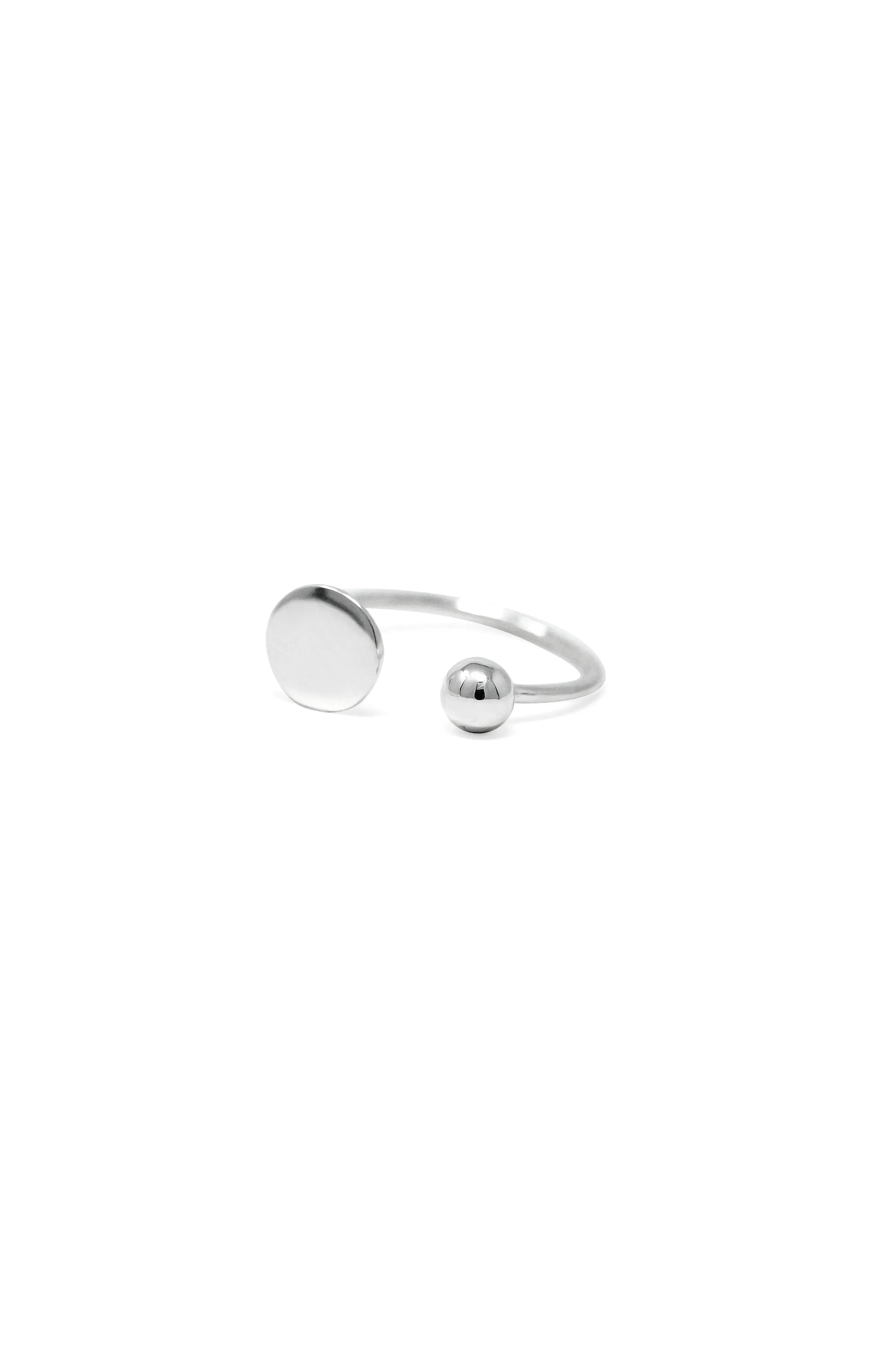 Dots & Dashes Gold Plated Sterling Silver Adjustable Rings