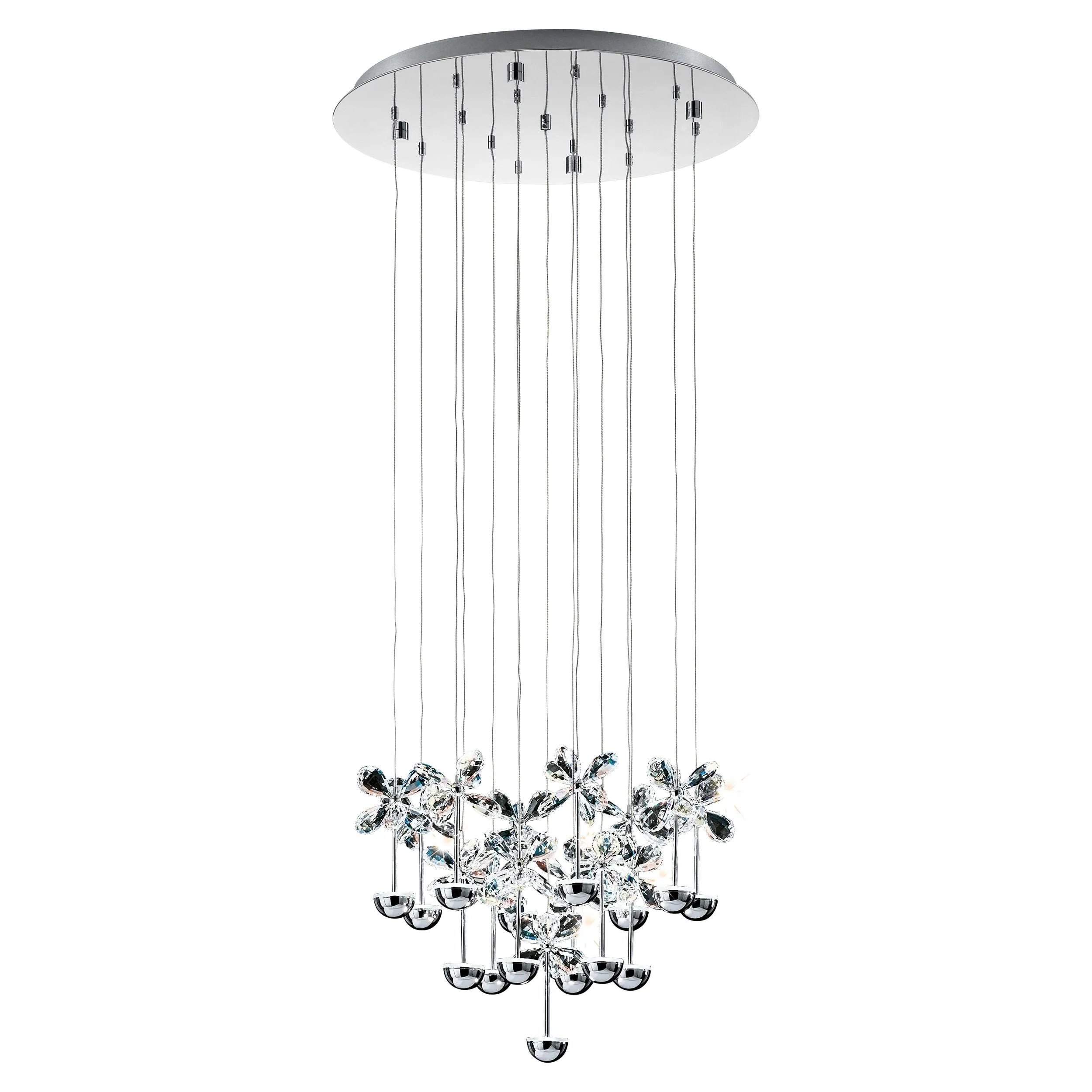Eglo Lighting PIANOPOLI 1 pendant light refined glass crystals