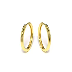 Eliasz & Ella Cirque Hoop Earrings - Gold