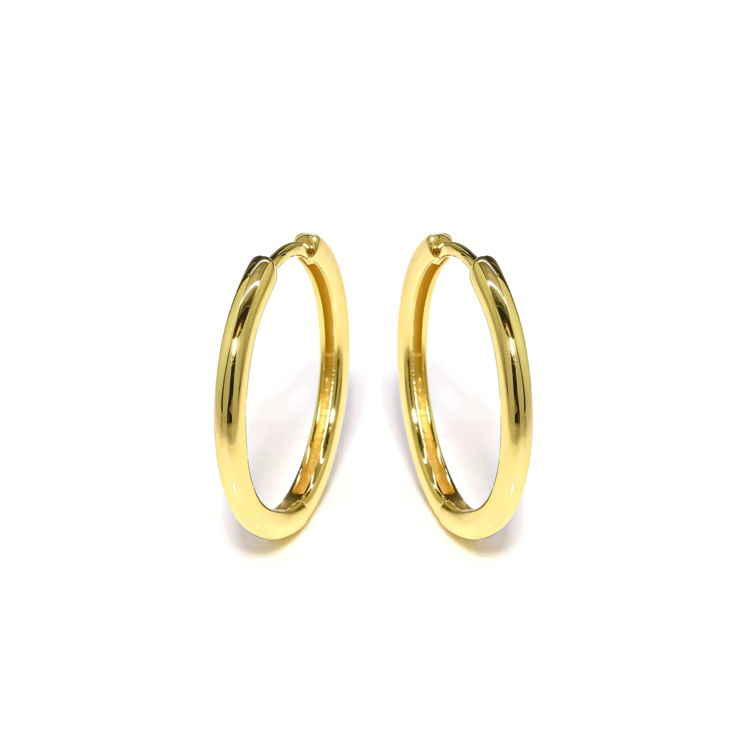Eliasz & Ella Cirque Hoop Earrings - Gold