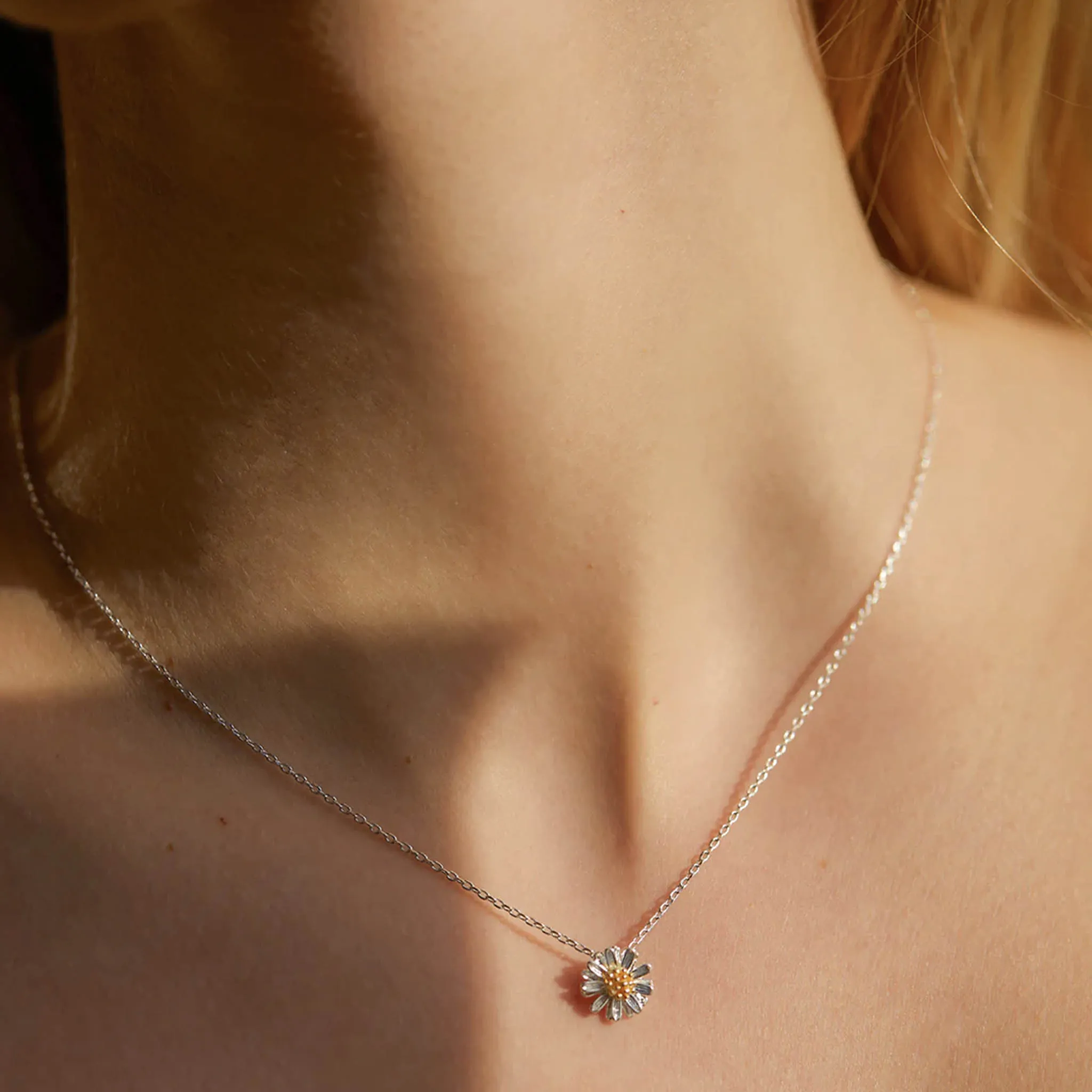 Estella Bartlett Wildflower Necklace - Silver Plated