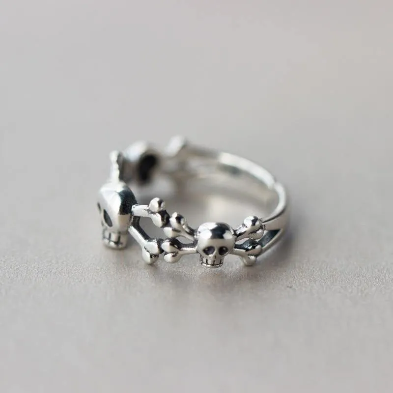 Exaggerated Personality Skull Ring for Women