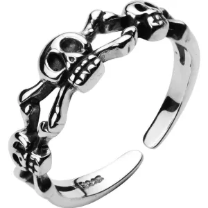 Exaggerated Personality Skull Ring for Women